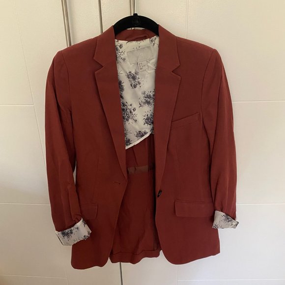 H&M Blazer (2, Rust)
